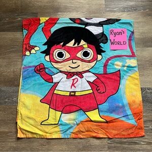 Ryan’s World Beach Towel - Red and Yellow